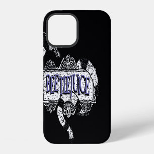 Beetlejuice Sandworm Coiled on Beetlejuice Logo iPhone 12 Case