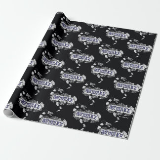 Beetlejuice | Sandworm Coiled on Beetlejuice Logo Wrapping Paper