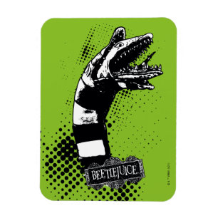 Beetlejuice Sandworm Illustration Magnet