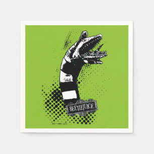 Beetlejuice Sandworm Illustration Napkin
