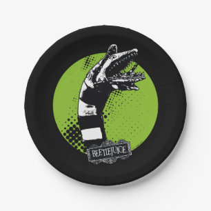 Beetlejuice Sandworm Illustration Paper Plate