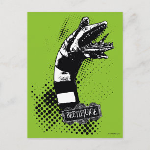 Beetlejuice Sandworm Illustration Postcard