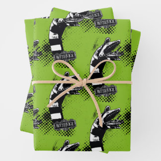Beetlejuice | Sandworm Illustration Wrapping Paper Sheet