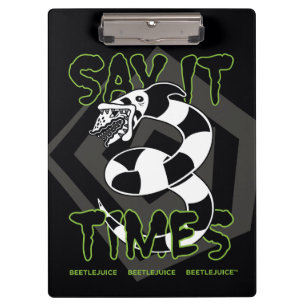 Beetlejuice   Say It 3 Times Clipboard