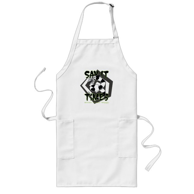 Beetlejuice | Say It 3 Times Long Apron (Front)