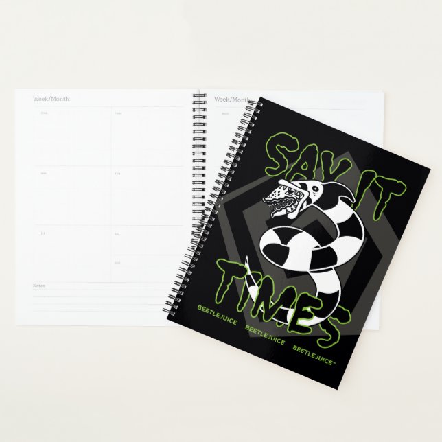 Beetlejuice | Say It 3 Times Planner (Display)