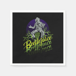 Beetlejuice   Sitting on a Tombstone Napkin