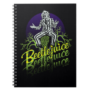 Beetlejuice   Sitting on a Tombstone Notebook