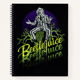 Beetlejuice   Sitting on a Tombstone Notebook