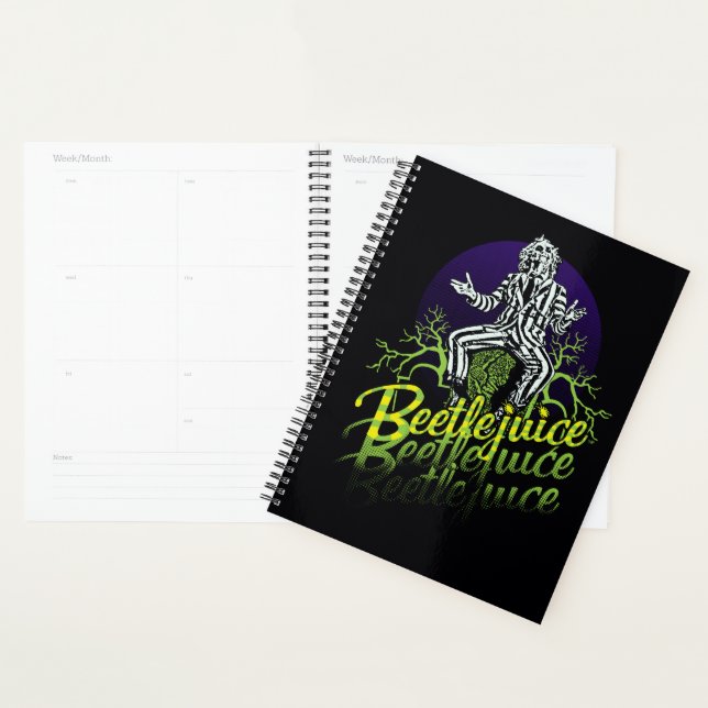 Beetlejuice | Sitting on a Tombstone Planner (Display)