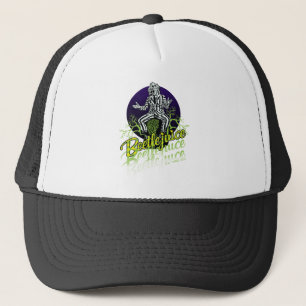 Beetlejuice   Sitting on a Tombstone Trucker Hat