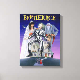 Beetlejuice Theatrical Poster Canvas Print
