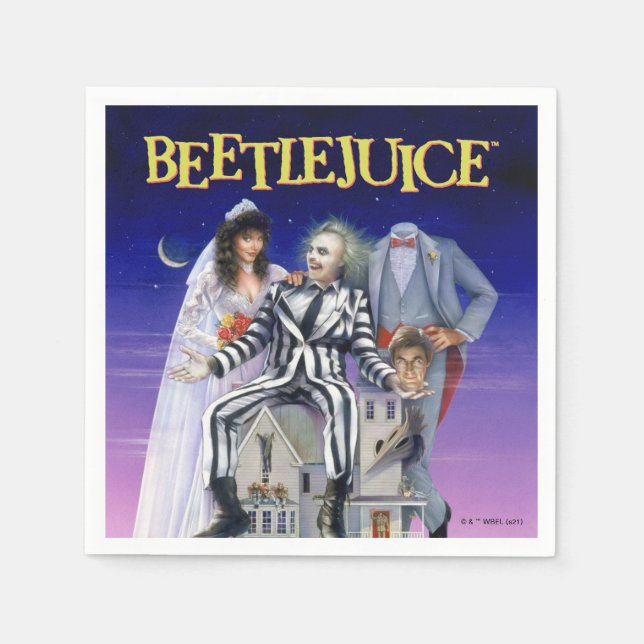 Beetlejuice | Theatrical Poster Napkin (Front)