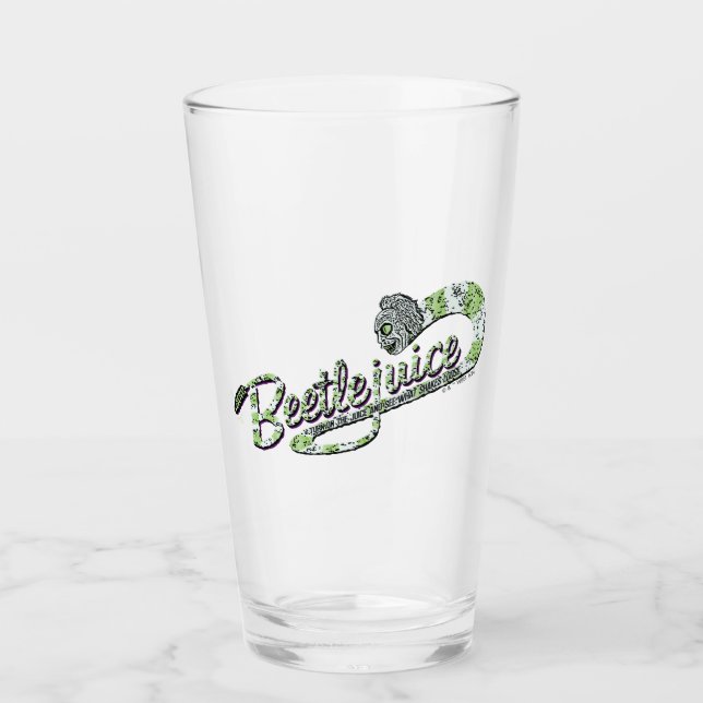 Beetlejuice | Turn on the Juice Glass (Front)
