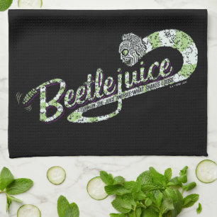 Beetlejuice   Turn on the Juice Tea Towel