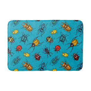 Beetles Bath Mat