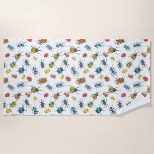 Beetles Beach Towel