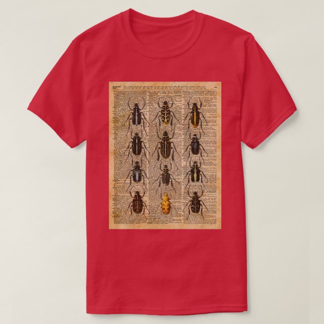 Beetles Bugs T-Shirt (Design Front)