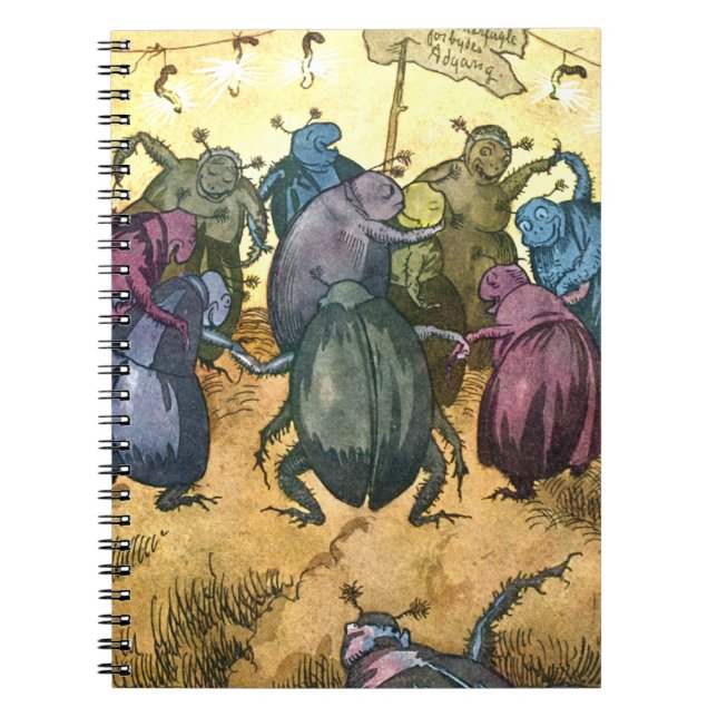 Beetles Celebrating Midsummer Notebook (Front)