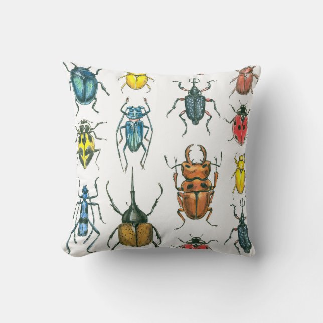 Beetles Cushion (Front)