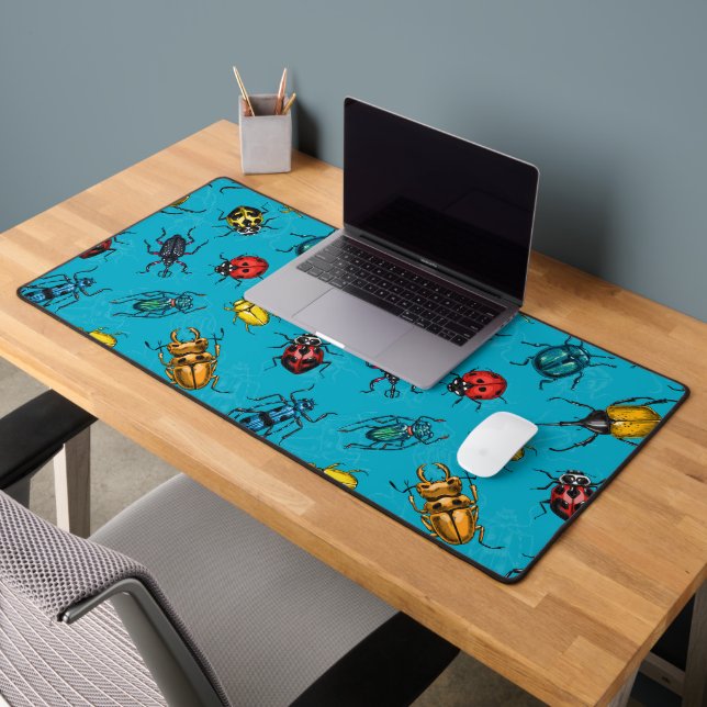 Beetles Desk Mat (Office 2)