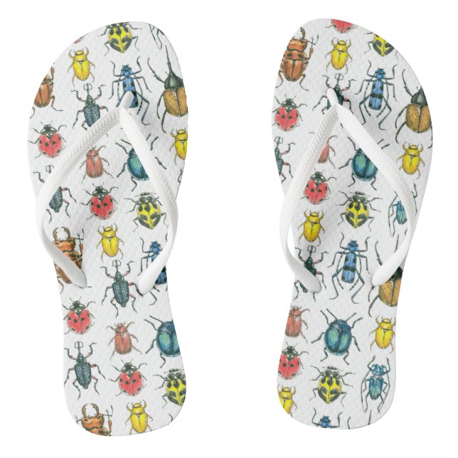 Beetles Flip Flops (Footbed)