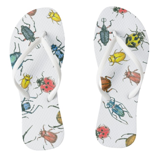 Beetles Flip Flops (Footbed)