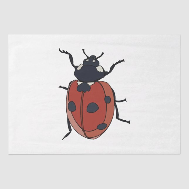 Beetles Insect Ladybug Beetles Tissue Paper (Front)