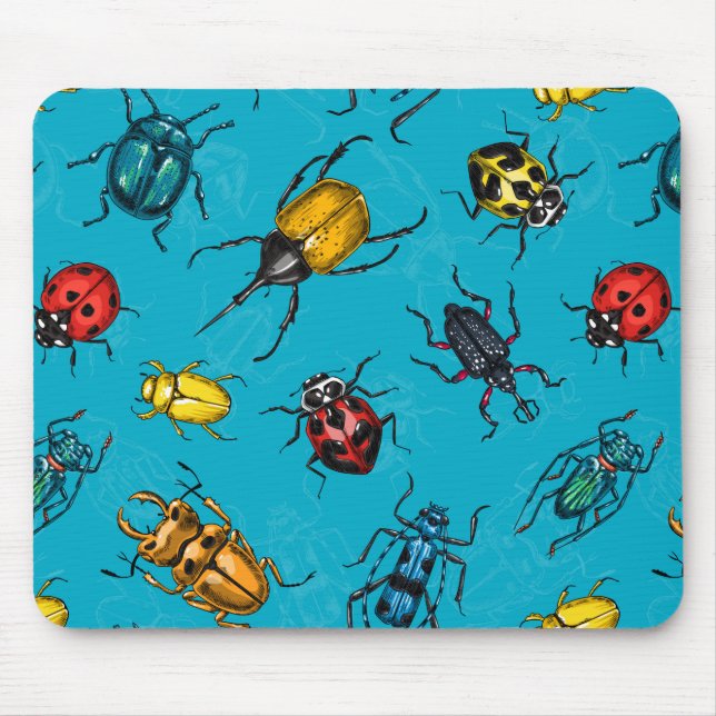 Beetles Mouse Mat (Front)