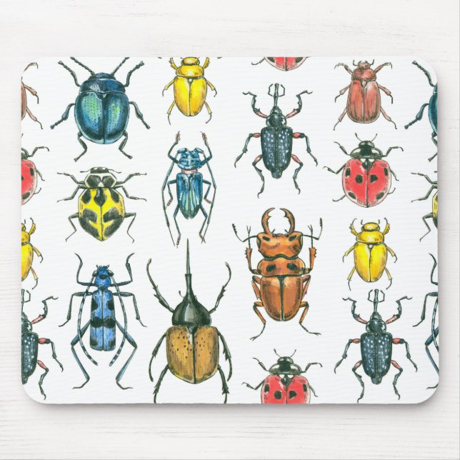 Beetles Mouse Mat (Front)