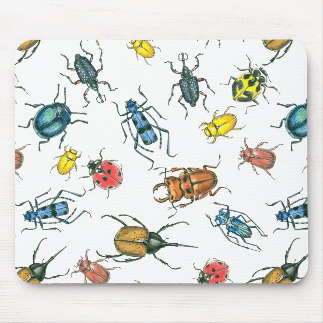 Beetles Mouse Mat (Front)