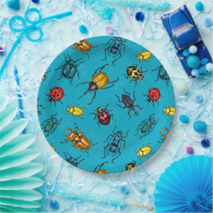 Beetles Paper Plate