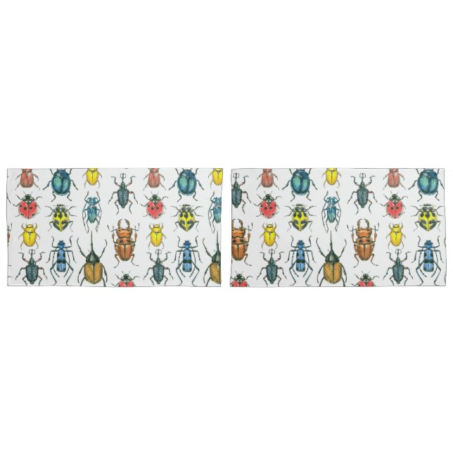 Beetles Pillowcase (Front-Set)