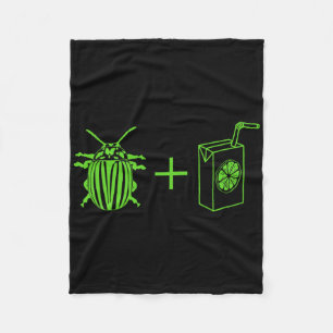 Beetles Vintage Halloween Movie Funny Horror Costu Fleece Blanket