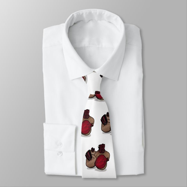 Beetroot cartoon illustration  tie (Tied)