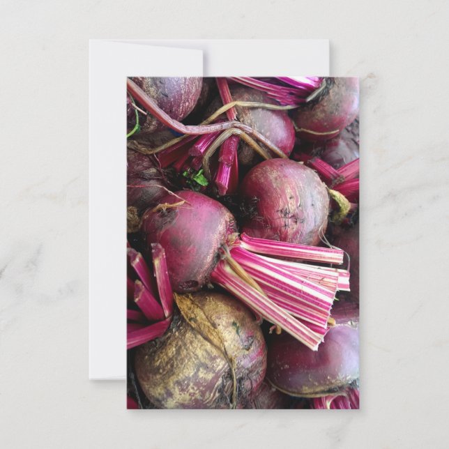 Beetroot Invitation (Front)