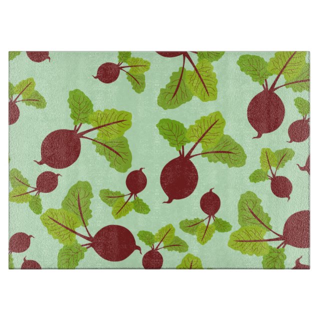 Beetroot Pattern Cutting Board (Front)