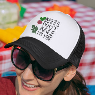 Beets Don't Kale My Vibe Trucker Hat