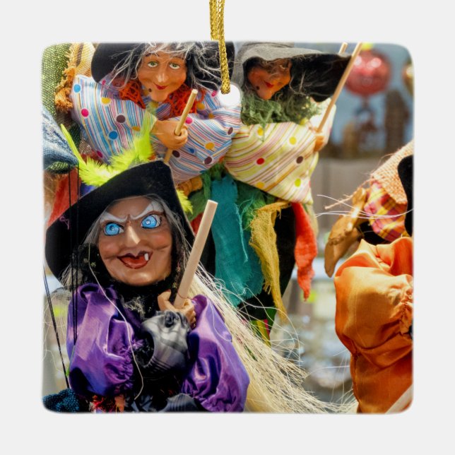 Befana Ceramic Ornament (Front)