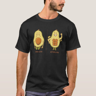Before & After Gym Avocado T-Shirt