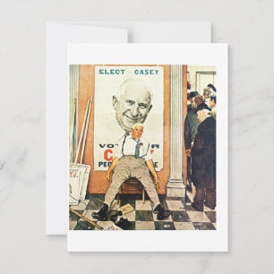  Before And After 1958 Norman Rockwell  Holiday Card