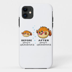 Before and After Going To Grandma Funny Nana iPhone 11 Case