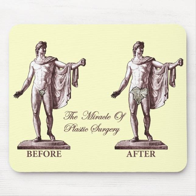 Before and After Mouse Mat (Front)