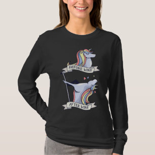 Before And After Wine T-Shirt