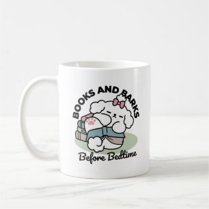 Before Bedtime with My Pup – Book and Dog Lover  Coffee Mug