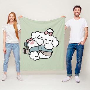 Before Bedtime with My Pup – Book and Dog Lover  Fleece Blanket