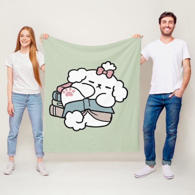 Before Bedtime with My Pup – Book and Dog Lover  Fleece Blanket (In Situ)