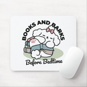 Before Bedtime with My Pup – Book and Dog Lover  Mouse Mat