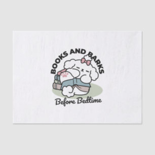 Before Bedtime with My Pup – Book and Dog Lover Tissue Paper
