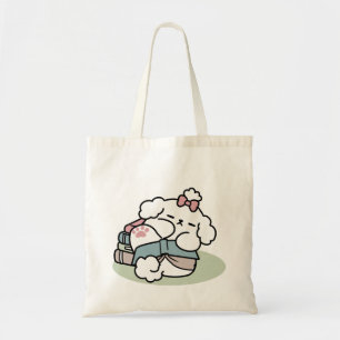 Before Bedtime with My Pup – Book and Dog Lover  Tote Bag